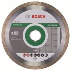 Disco Diamantato 150mm Bosch Standard For Ceramic