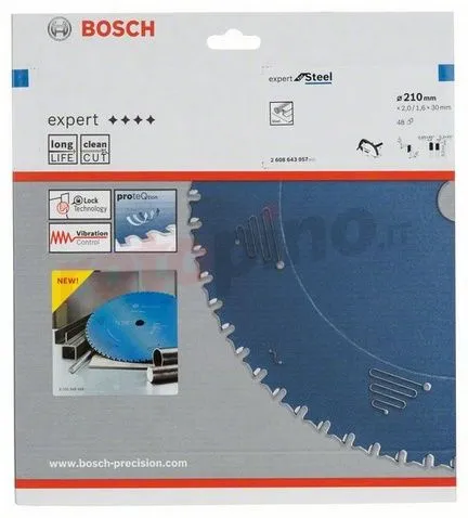 Lama 210x30mm T48 Bosch Expert For Steel 4 Lama 210x30mm T48 Bosch Expert For Steel - immagine 2