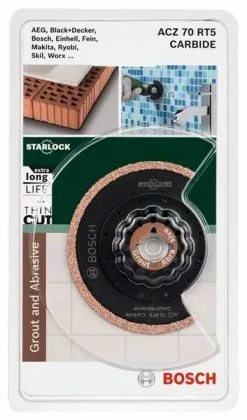 Lama A Segmenti In Metallo Duro Starlock ACZ 70 RT5 Bosch