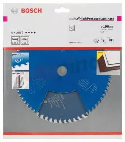 Lama Per Sega Circolare 190x30mm T56 Bosch Expert For High Pressure Laminate -Offerte Bosch Negozio lama per sega circolare 190x30mm t56 bosch expert for high pressure laminate 28649