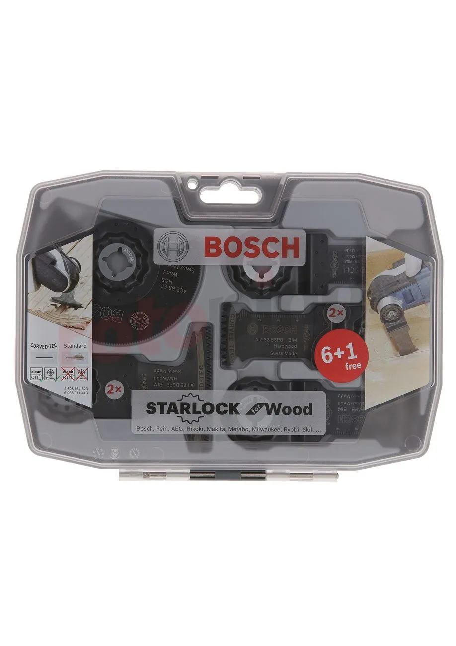 Set Di Lame Per Utensili Multifunzione 7 Pz. Bosch Starlock 4 Set Di Lame Per Utensili Multifunzione 7 Pz. Bosch Starlock - immagine 2