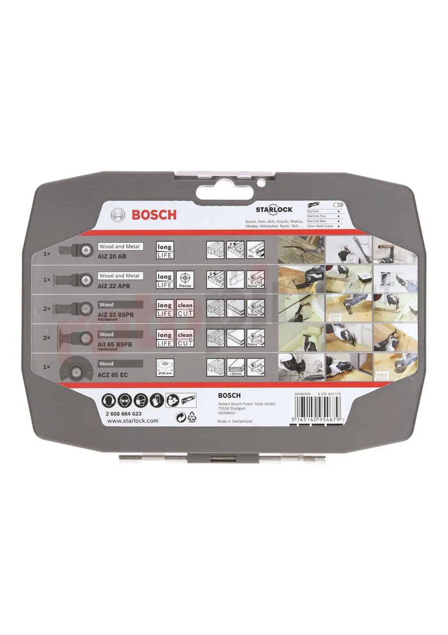 Set Di Lame Per Utensili Multifunzione 7 Pz. Bosch Starlock 5 Set Di Lame Per Utensili Multifunzione 7 Pz. Bosch Starlock - immagine 3