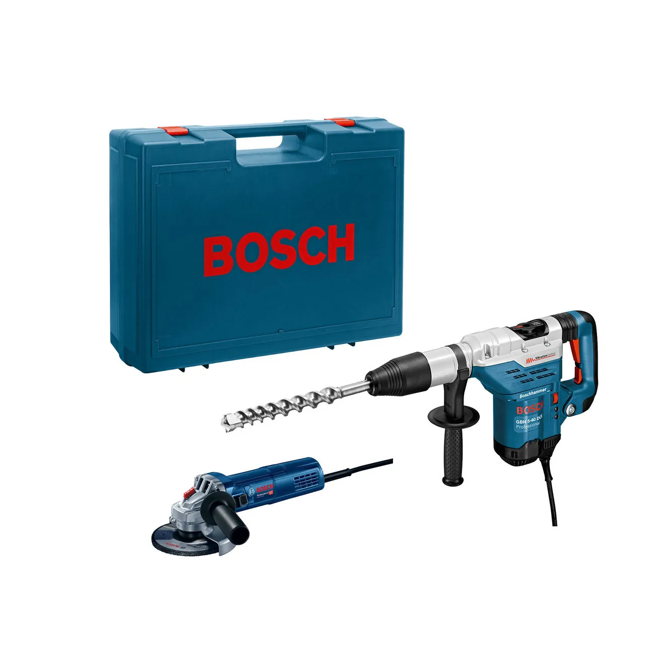 Assortimento: Set Di Utensili Bosch GBH 5-40 DCE + GWS 9-125 3 Assortimento: Set Di Utensili Bosch GBH 5-40 DCE + GWS 9-125