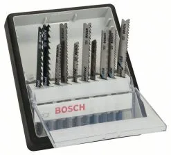 Set Lame Robust Line Da 10 Pz. Per Seghetto Alternativo Wood And Metal, Attacco A T Bosch