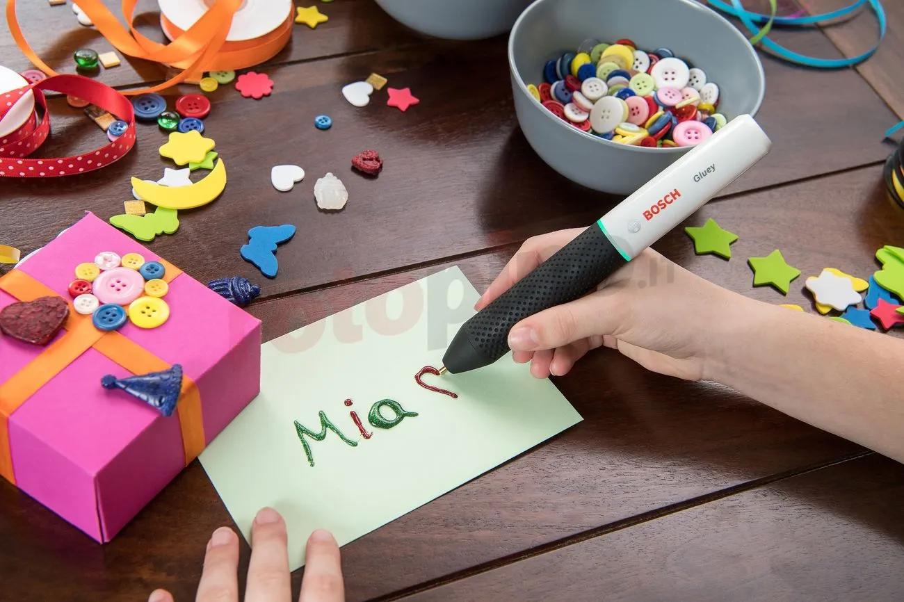 Stilo Incollatrice A Caldo A Batteria Bosch GLUEY Marshmallow 7 Stilo Incollatrice A Caldo A Batteria Bosch GLUEY Marshmallow - immagine 5