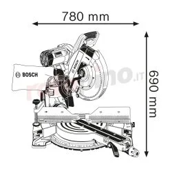Troncatrice Bosch GCM 12 GDL -Offerte Bosch Negozio troncatrice bosch gcm 12 gdl 71386